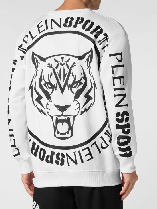 26SS 플레인스포츠 긴팔 티셔츠 FADCMJO1273STE003N 01 White - PLEIN SPORT