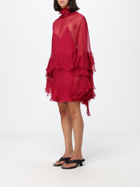 26FW 끌로에 롱 원피스 CH26SRO52001 6AZ Red - CHLOE