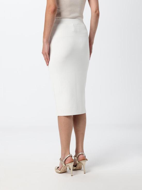 26FW 엘리자베타프랜치 미디 스커트 GK28B66E2 360 Ivory - ELISABETTA FRANCHI