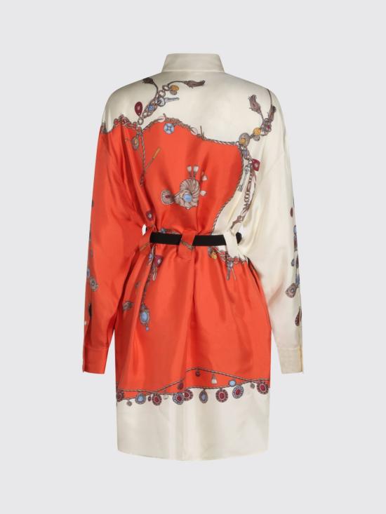 26FW 베르사체 롱 원피스 10254951A18636 5O360 Orange - VERSACE