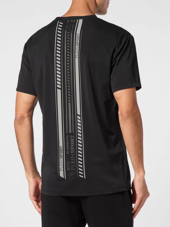 26SS 플레인스포츠 반팔 티셔츠 AADCMTK7918STE003N 02 Black - PLEIN SPORT