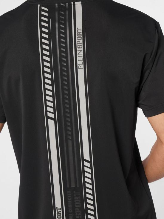26SS 플레인스포츠 반팔 티셔츠 AADCMTK7918STE003N 02 Black - PLEIN SPORT