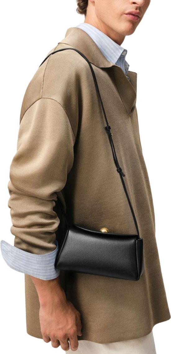 26FW 아미 카우 레더 미니 카루젤 백 ULL729AL0103001 BLACK - AMI