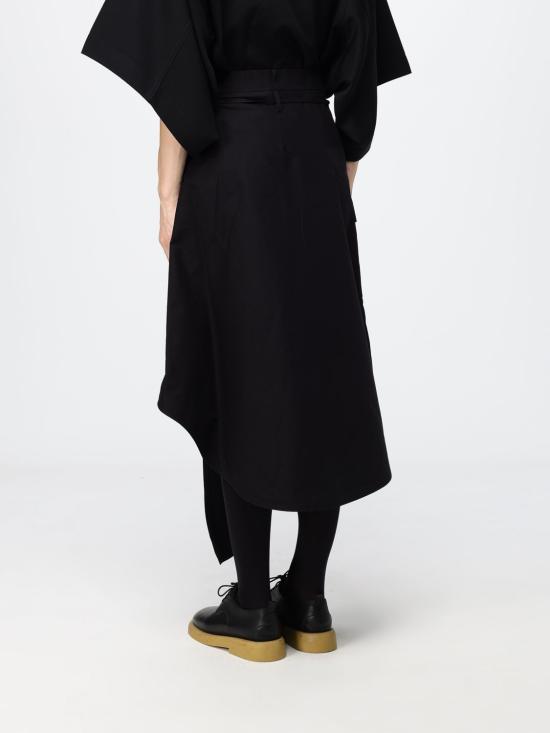 26FW 보테가베네타 롱 스커트 872760V6D10 1010 Black - BOTTEGA VENETA