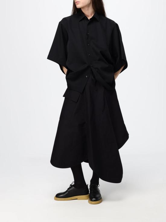 26FW 보테가베네타 롱 스커트 872760V6D10 1010 Black - BOTTEGA VENETA