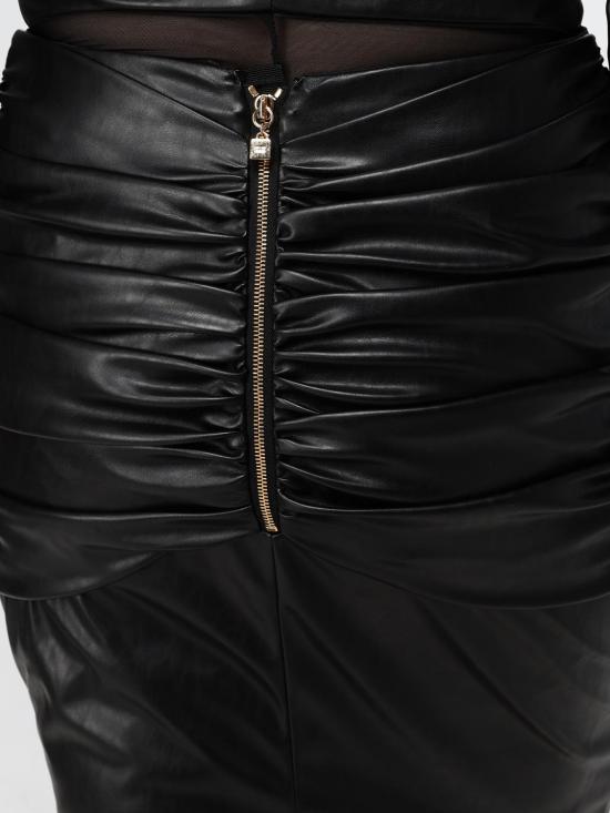 26FW 엘리자베타프랜치 미디 스커트 GO21966E2 110 Black - ELISABETTA FRANCHI