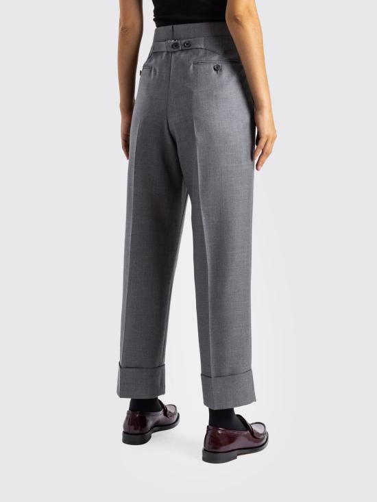26FW 톰브라운 클래식 트윌 울 백스트랩 팬츠 FTC337A00626 035 Grey - THOM BROWNE
