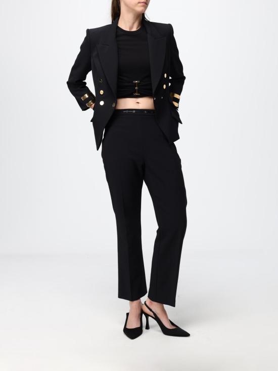 26FW 엘리자베타프랜치 트레이닝/조거 팬츠 PA19866E2 110 Black - ELISABETTA FRANCHI