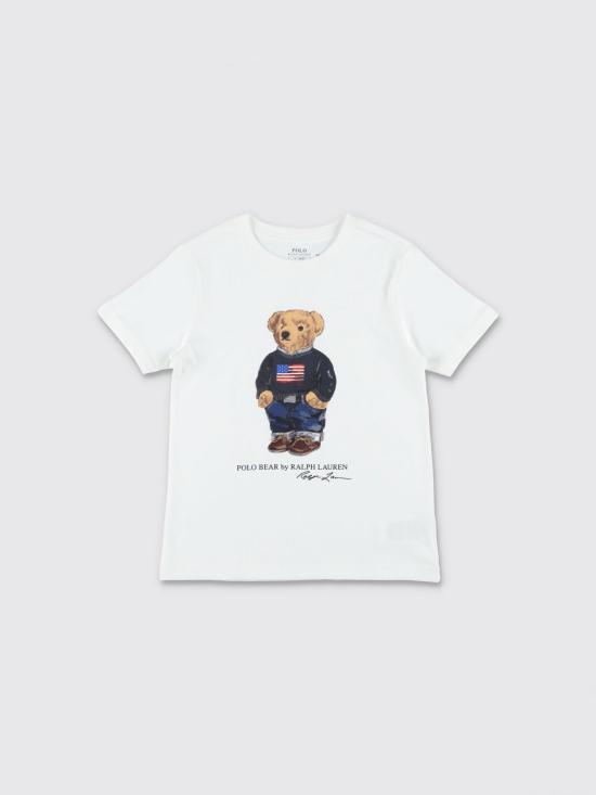 26FW [키즈] 폴로 랄프로렌 티셔츠 323P00508 001 White