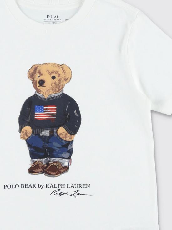 26FW [키즈] 폴로 랄프로렌 티셔츠 323P00508 001 White - POLO RALPH LAUREN