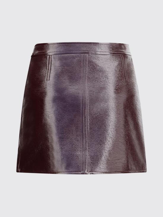 26FW 쿠레쥬 숏 스커트 223CJU001VY0014 4090 Burgundy - COURREGES