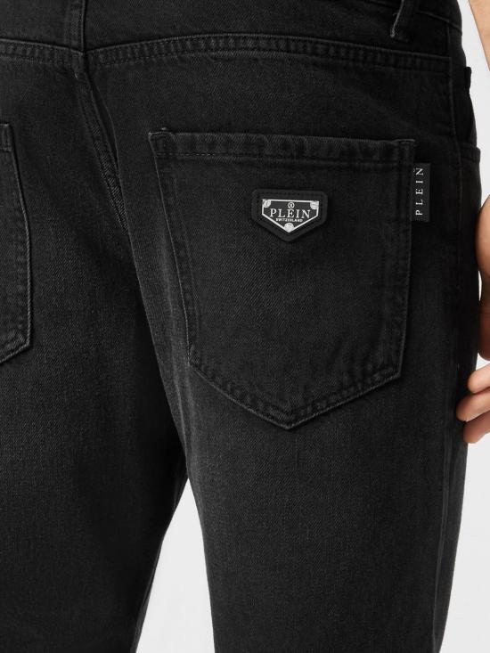 26SS 필립 플레인 데님 팬츠 LADCMDT4115PDE004N 02ED Black - PHILIPP PLEIN