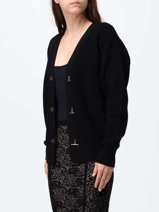 26FW 엘리자베타프랜치 가디건 MK01S66E2 110 Black - ELISABETTA FRANCHI