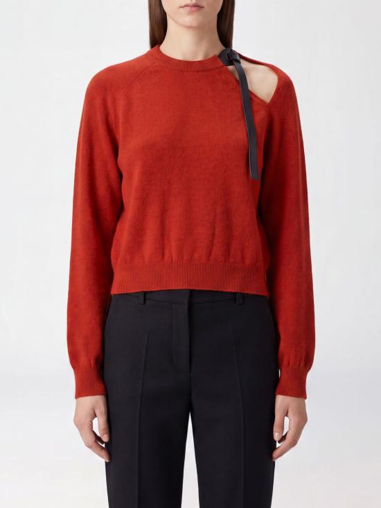 26FW 살바토레 페라가모 스웨터 796197 001 Brick Red