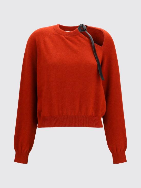 26FW 살바토레 페라가모 스웨터 796197 001 Brick Red - SALVATORE FERRAGAMO