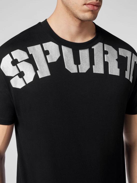 26SS 플레인스포츠 반팔 티셔츠 SACCMTK6031SJY001N 0270 Black 1 - PLEIN SPORT
