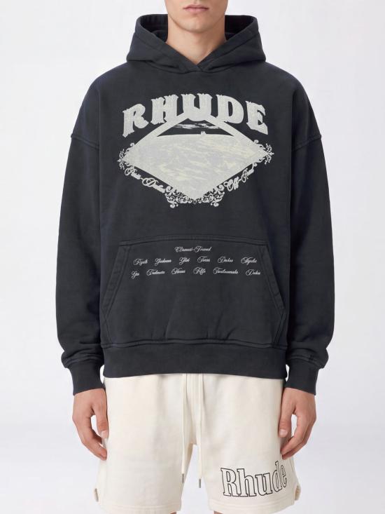 26FW 루드 긴팔 티셔츠 RHPF26HO08012 6505 Black