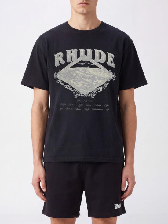 26FW 루드 반팔 티셔츠 RHPF26TT08012 6505 Black