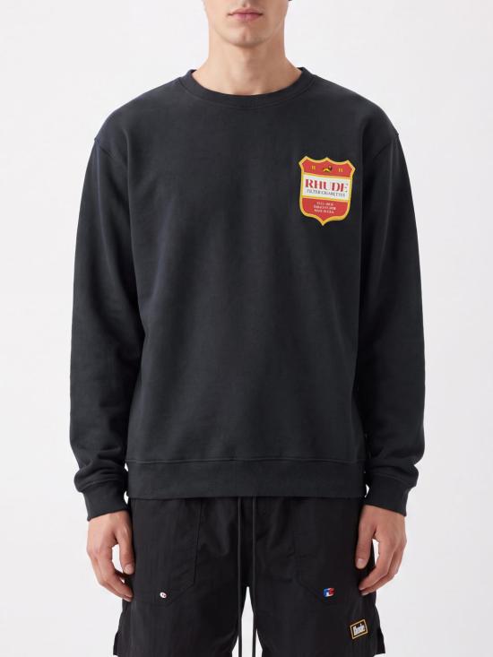 26FW 루드 긴팔 티셔츠 RHPF26TT15012 6499 Black