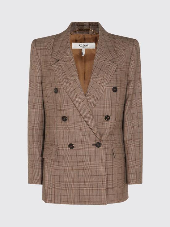 26FW 끌로에 수트 자켓 CH26AVE78164 93C Brown - CHLOE
