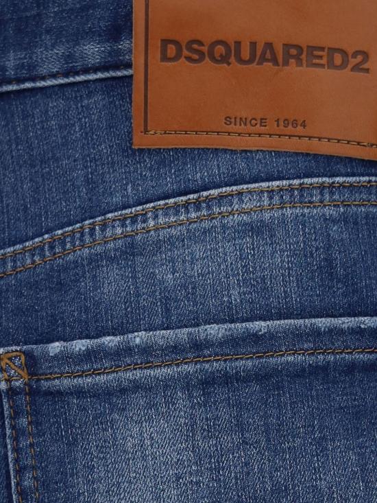 26FW 디스퀘어드2 데님 숏팬츠 S74MU0990S30872 470 Navy - DSQUARED2