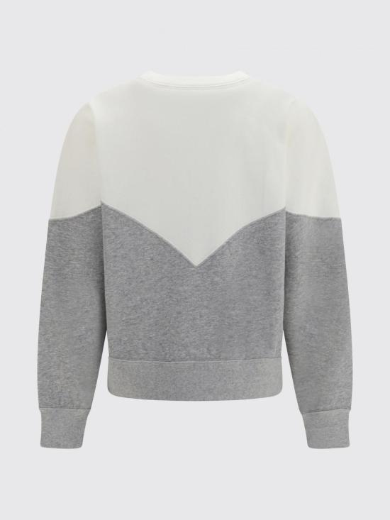 26FW 이자벨마랑에뚜왈 휴스턴 투톤 마랑 스웨트셔츠 SW0006FAA1M08E OFLY White - ISABEL MARANT ETOILE