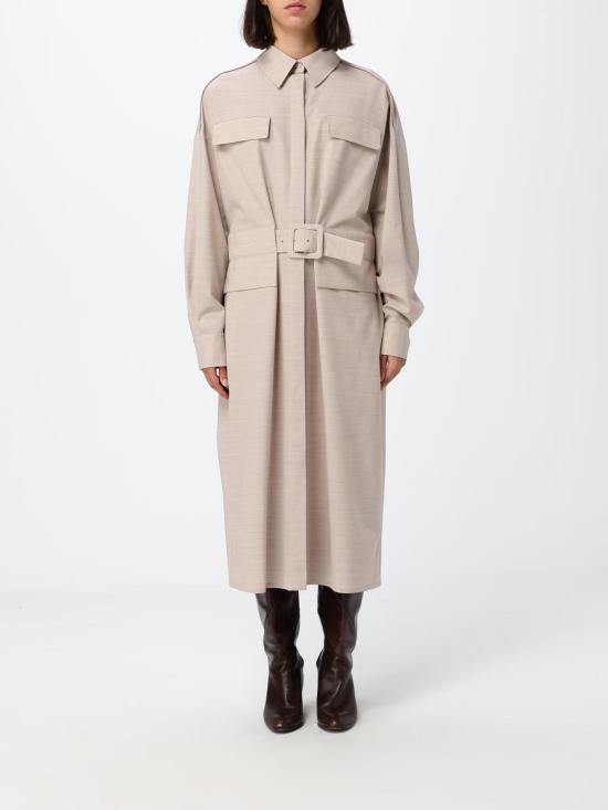 26FW 파비아나 필리피 롱 원피스 ABD216F371M298 CASHA Beige