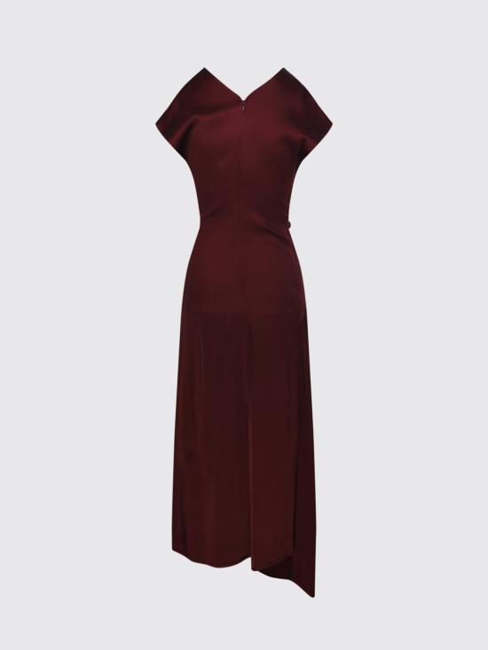 26FW 빅토리아 베컴 롱 원피스 1226WDR007292D 2 Burgundy - VICTORIA BECKHAM