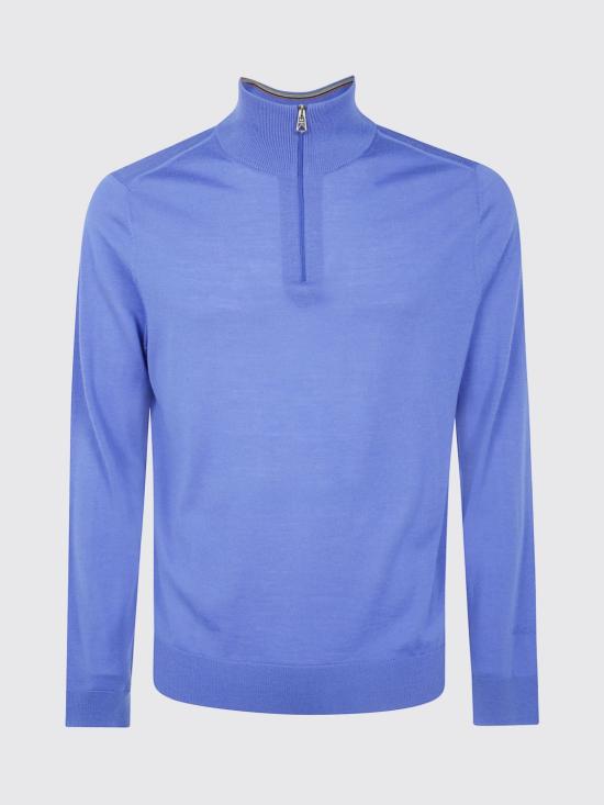 26FW 폴 스미스 집업 니트 M1R971ZW03154 45 Blue 1 - PAUL SMITH