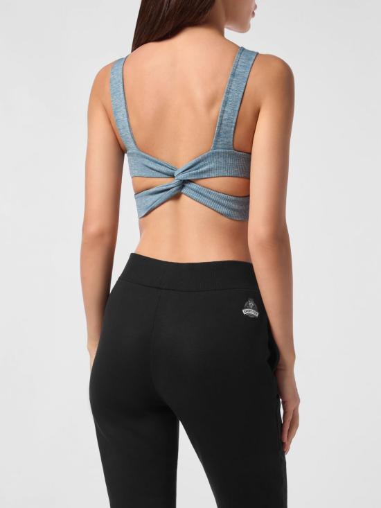 26SS 플레인스포츠 탑 SAECWJU0082STE003N 18 Grey - PLEIN SPORT