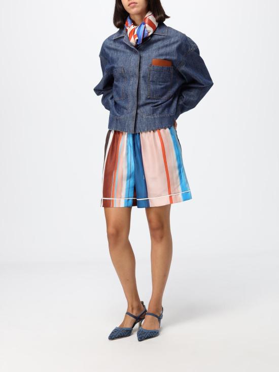 26FW 펜디 머플러/스카프 FXT091B13K F1WSF Gnawed Blue - FENDI