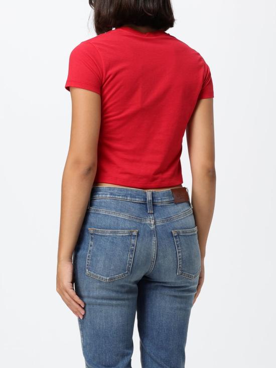 26FW 구찌 반팔 티셔츠 865017XJHT1 6195 Red - GUCCI