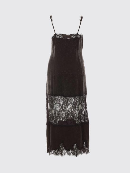 26FW 핑코 롱 원피스 107347A3FC L72 Brown - PINKO