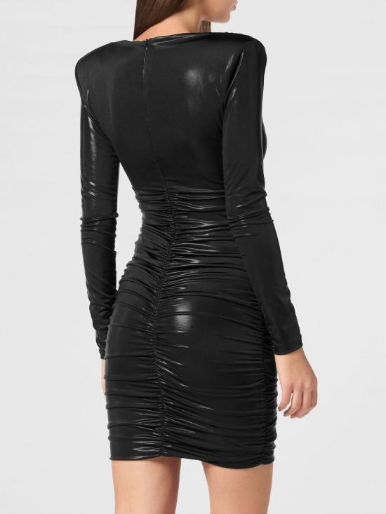 26SS 필립 플레인 숏 원피스 UADCWRG3268PJY002N 02 Black - PHILIPP PLEIN