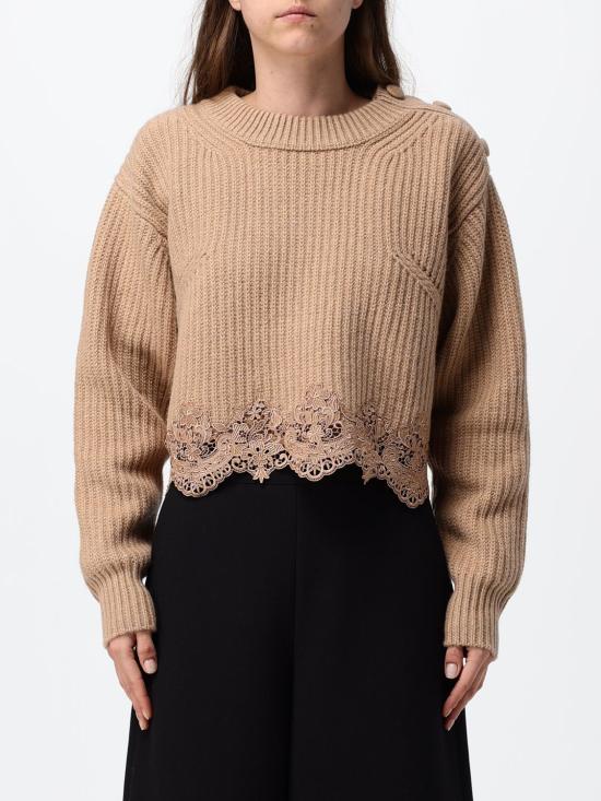 26FW 끌로에 스웨터 CH26AMP18715 218 Camel
