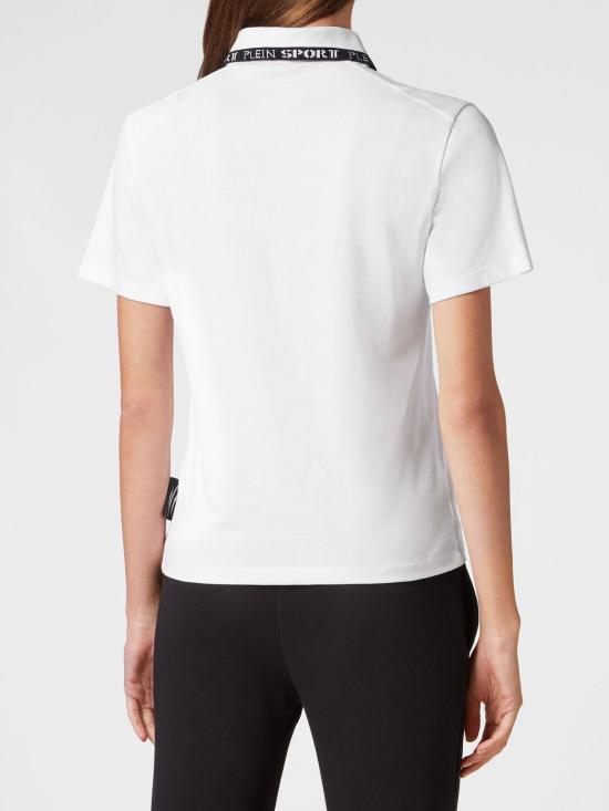 26SS 플레인스포츠 폴로 티셔츠 SADCWTK3139SJY001N 01 White - PLEIN SPORT