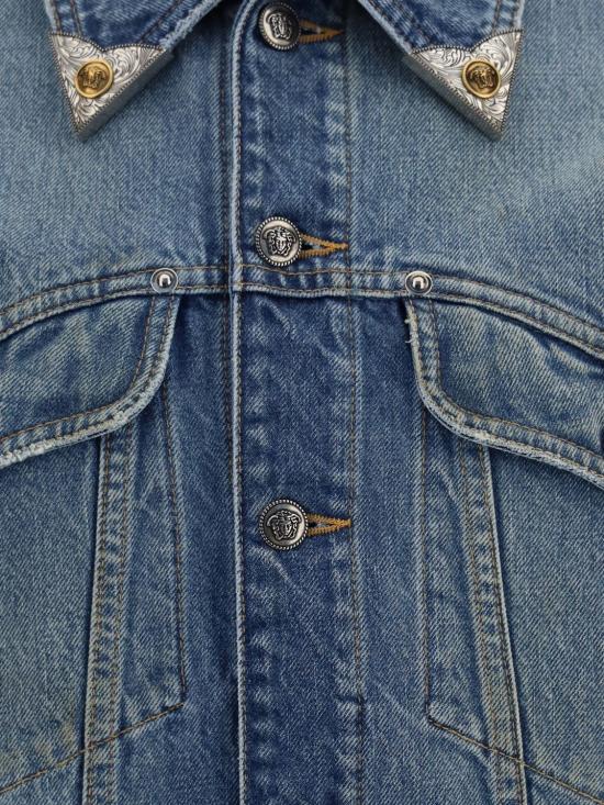 26FW 베르사체 데님 자켓 10258251A18405 1D800 Blue - VERSACE