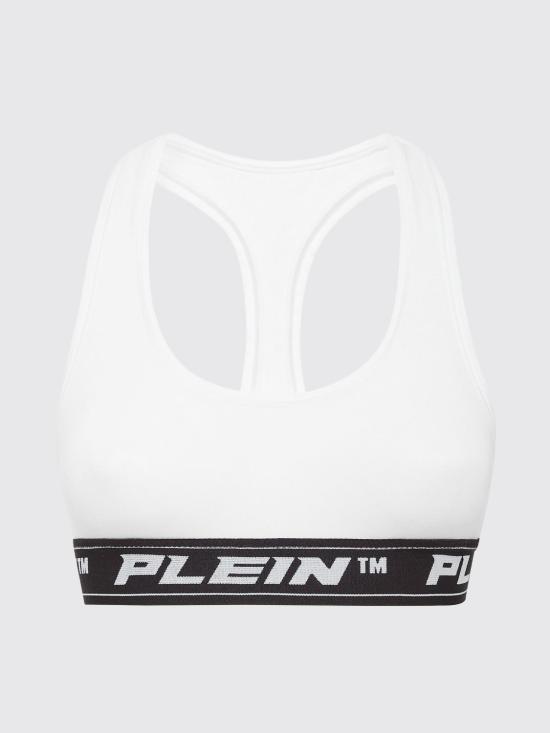 26SS 필립 플레인 탑 UABCWUZ0051PTE003N 01 White - PHILIPP PLEIN