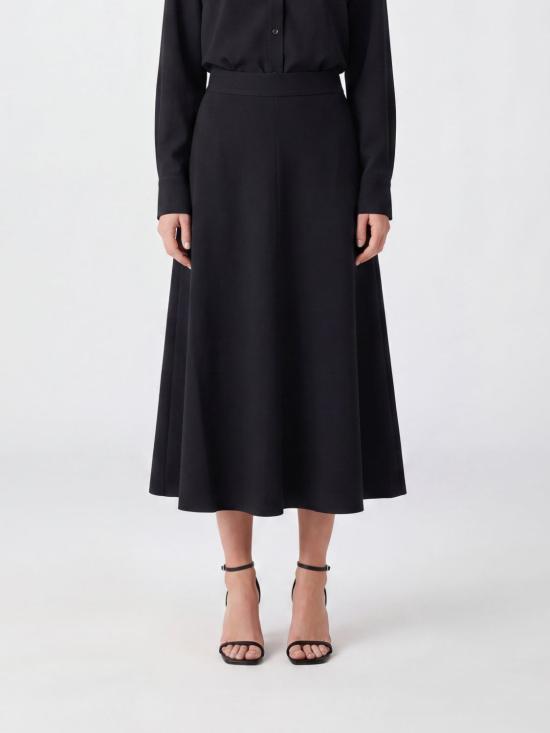 26FW 막스마라 롱 스커트 2621306011600 006 Black