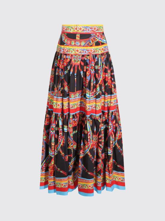 26FW 돌체앤가바나 롱 스커트 F4CELTGDDTF S9000 Multicolor - DOLCE & GABBANA
