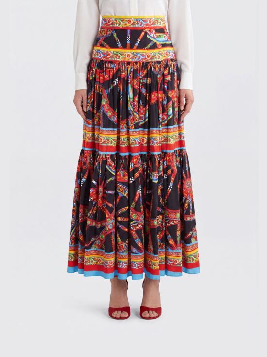 26FW 돌체앤가바나 롱 스커트 F4CELTGDDTF S9000 Multicolor