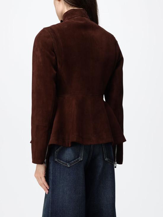 26FW 알라이아 자켓 AA9V1317L053D 719 Cocoa - ALAIA