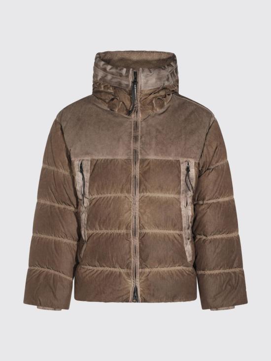 26FW 씨피 컴퍼니 숏패딩 21CMOW115A006369S R30 Brown - C.P. COMPANY