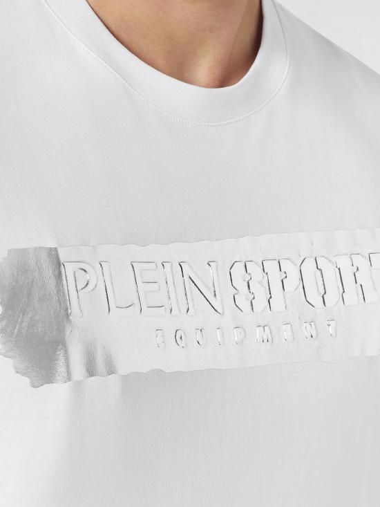 26SS 플레인스포츠 반팔 티셔츠 SACCMTK6036SJY001N 01 White - PLEIN SPORT