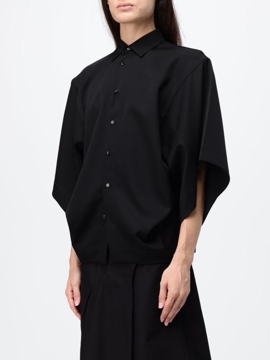 26FW 보테가베네타 셔츠 869829V6DB0 1010 Black - BOTTEGA VENETA