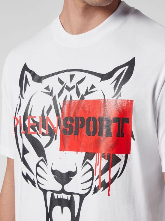 26SS 플레인스포츠 반팔 티셔츠 SACCMTK6029SJY001N 01 White - PLEIN SPORT