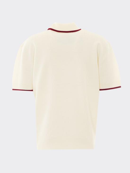 26FW 드롤드무슈 폴로 티셔츠 PO194WO007 OW White - DROLE DE MONSIEUR