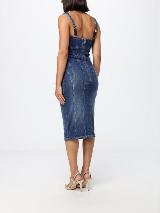26FW 엘리자베타프랜치 롱 원피스 AJ02D66E2 139 Navy - ELISABETTA FRANCHI