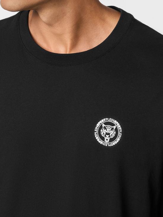 26SS 플레인스포츠 반팔 티셔츠 PAECMTK8324STE001N 02 Black - PLEIN SPORT
