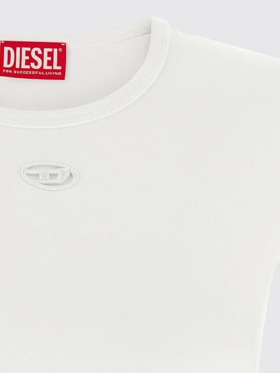 26FW 디젤 반팔 티셔츠 A199120AFAA 100 White - DIESEL